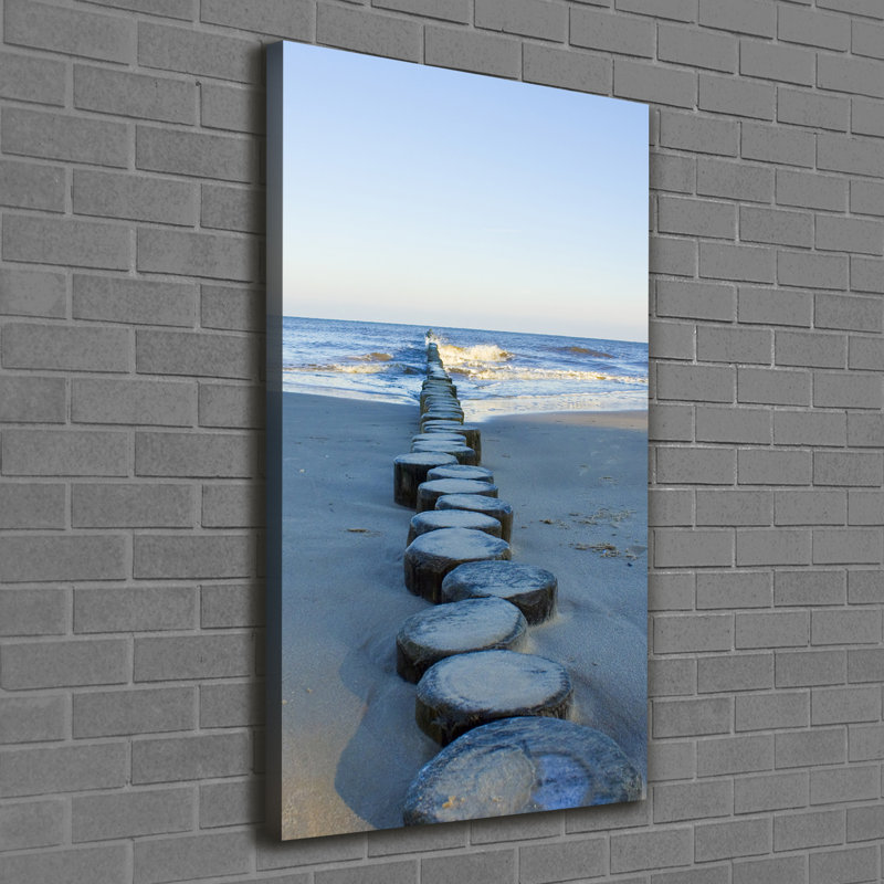 Breakwater 1 Piece Wrapped Canvas Wall Art
