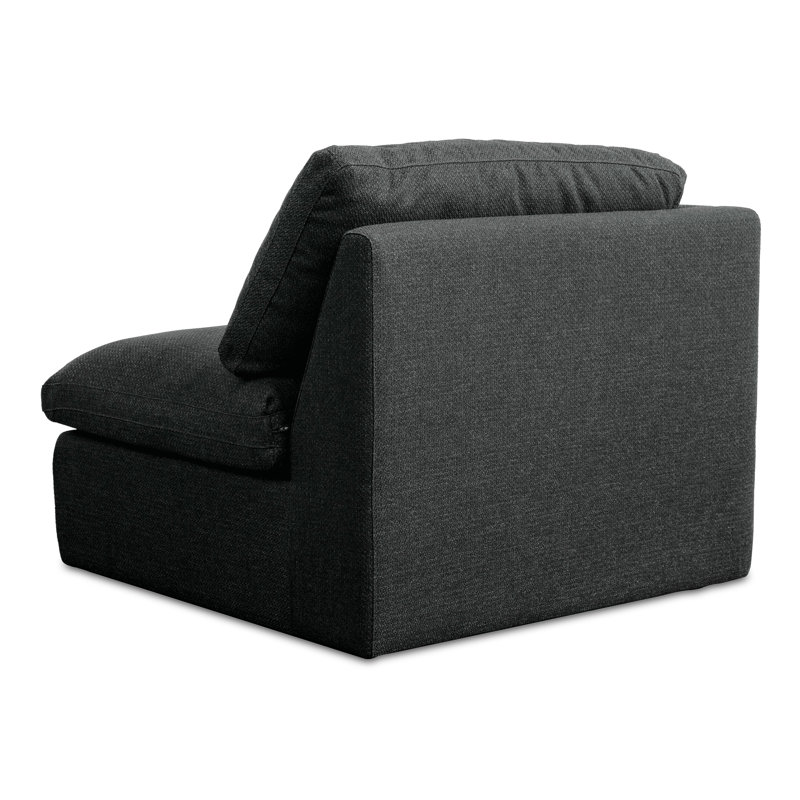 Miles Outdoor Corner Speckled Charcoal, Charcoal