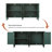 58" Vintage Buffet Cabinet With Adjustable Shelves And 4 Doors, Sideboard with Solid Wood Veneer-1605203831