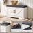 39.4" Storage Bench with Shoe Storage, 2-Tier Entryway Bench with Adjustable Shelf and Removable Cushion-775397989