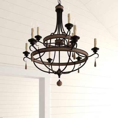 Aadvik 9 - Light Dimmable Empire Chandelier