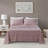4 PCS Full Sheet Set Rust Floral