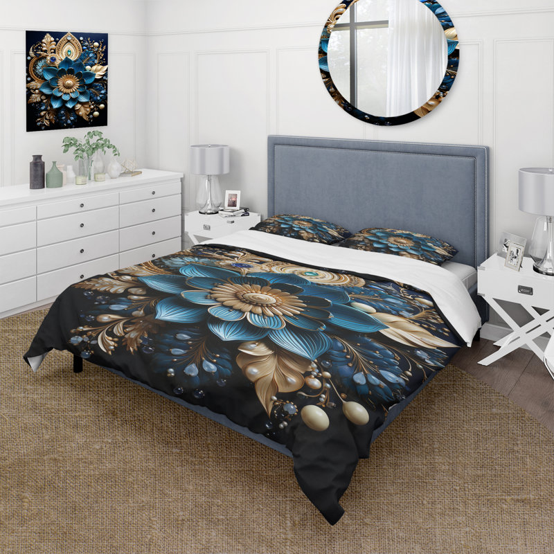 Ensemble de housse de couette Hindouisme Art Sacred Om - Hindouisme, Housse de couette simple et deux taies décorative