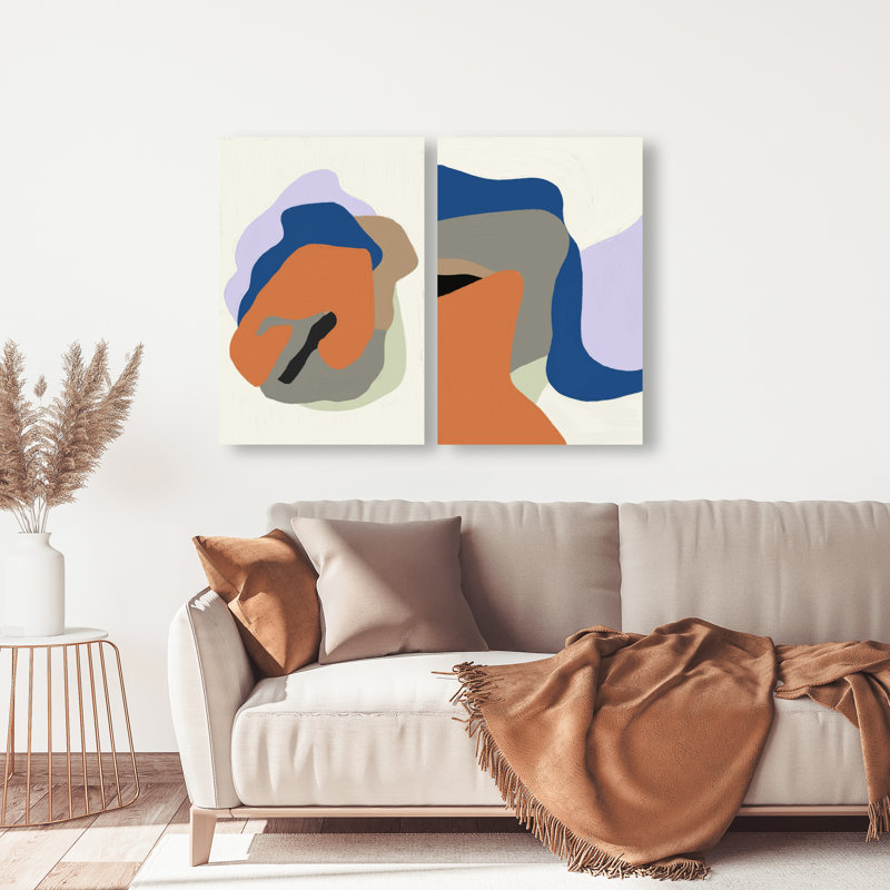 Together Set Set by Oliver Gal, 20"H x 30"W, Gallery Wrapped