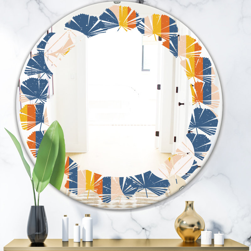 Miroir mural Leaves, H 31,5 po x l po