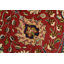 Tapis traditionnel rétro en laine rouge noué à la main 10 pi 2 po x 12 pi 8 po