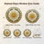 Panneau de vitrail Sun Wreath, 7,8 heures-37476280