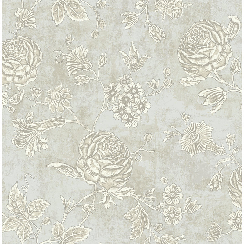 Rouleau de papier peint L 33 pi x l 20,5 po, gris