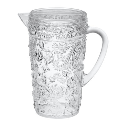 Set of Six Clear Acrylic Pitcher