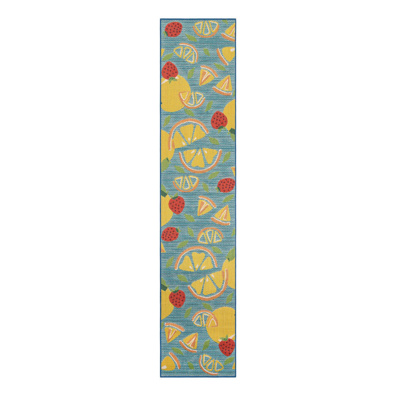 Indoor / Outdoor Rug, Runner 2'7" x 12'