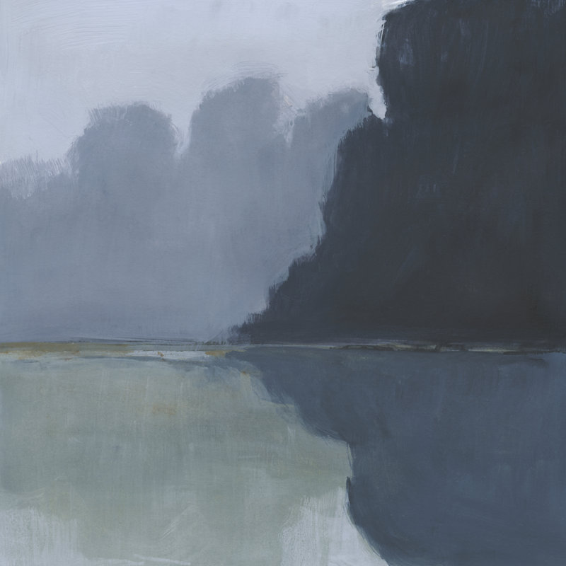 Misty Pass II by Victoria Barnes - Wrapped Canvas Painting, 76cm H x 76cm W x 3.8cm D