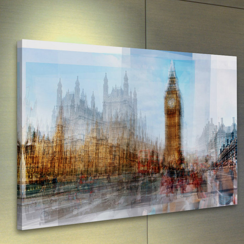 «Big Ben» par Chris Albert - reproduction d'art sur toile tendue, H 40 po x l 60 po x 1,5 po
