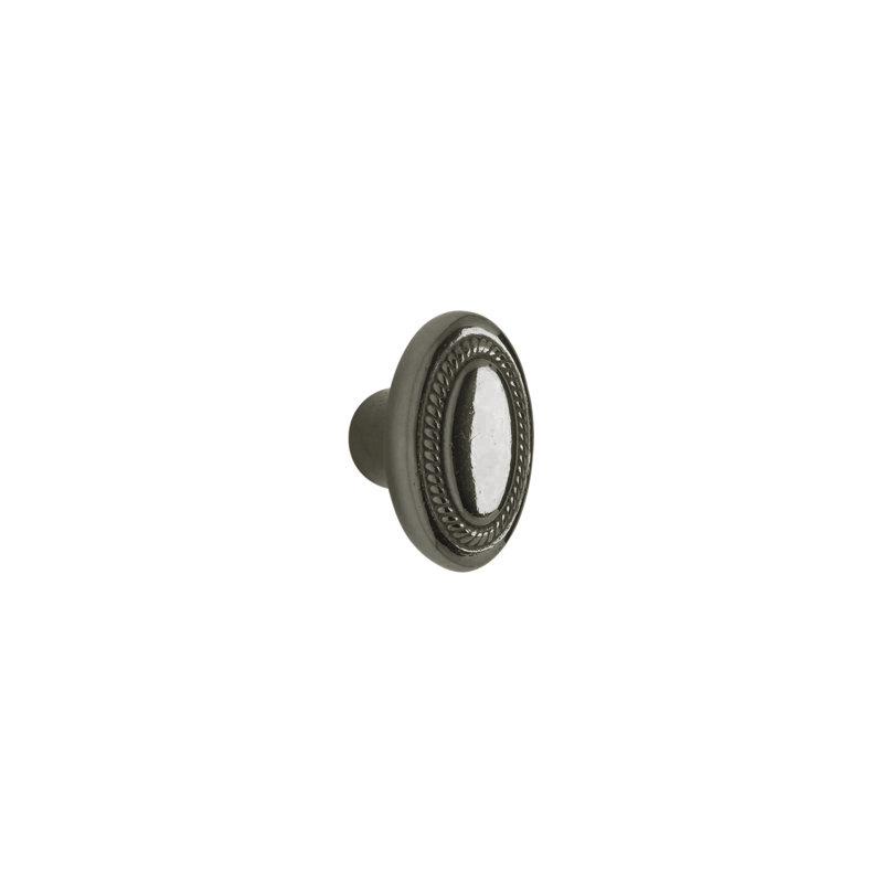Ellis Bronze Oval Knob, Silicon Bronze Dark