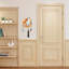 Solid Wood Wall Organizer with Key Hooks