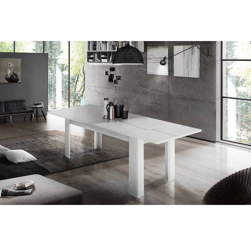 Goncalvo Dining Table, H75 x L210 x W90cm, Glossy White