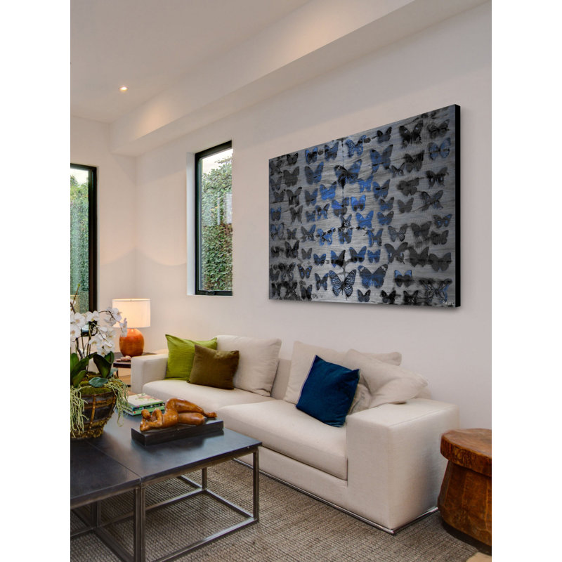 «Flutter Byes» par Parvez Taj - reproduction d'art non encadrée, H 8 po x l 12 po x P 1,5 po
