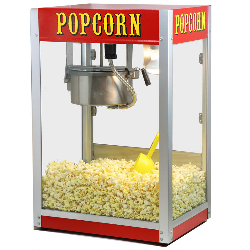 Paragon International Theater Pop 8 Oz. Tabletop Popcorn Machine, Popcorn Machine Stand / Cart