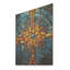 Carreaux de mosaïque jaune et bleu I - mosaïque bohème sur bois-474938383