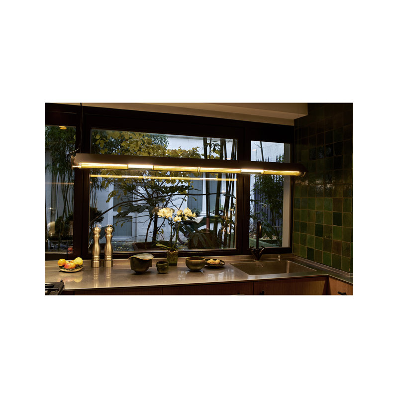 1 - Light LED Flush Mounted Sconce, Clear/Gold