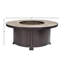 Santorini Round Iron Propane and Natural Gas Fire Pit Table-1218946579-1218946587-1219475390