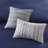 Comfortable 8-piece Seersucker Bedding Set, Blue Polyester, Modern Bedroom Decor