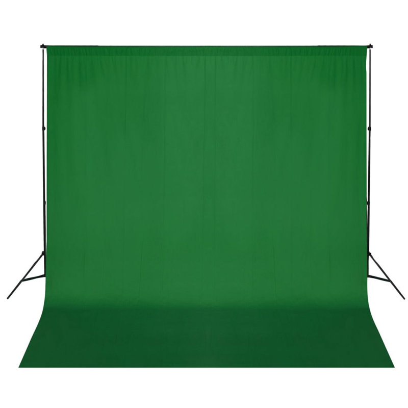 Backdrop Cotton without Stand, Green, 300cm W x 500cm L