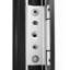Porte pliante 4 panneaux en aluminium blanc lisse avec charnières et roulettes cachées KaMic Elite-Fold-109051321-109051324-109051323
