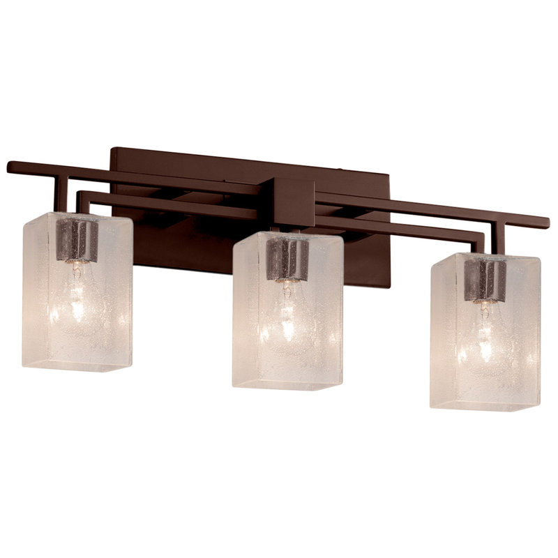 Bonamy 3 - Light Vanity Light, Dark Bronze, Seeded