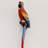 Hanging Scarlet Macaw Garden Statue