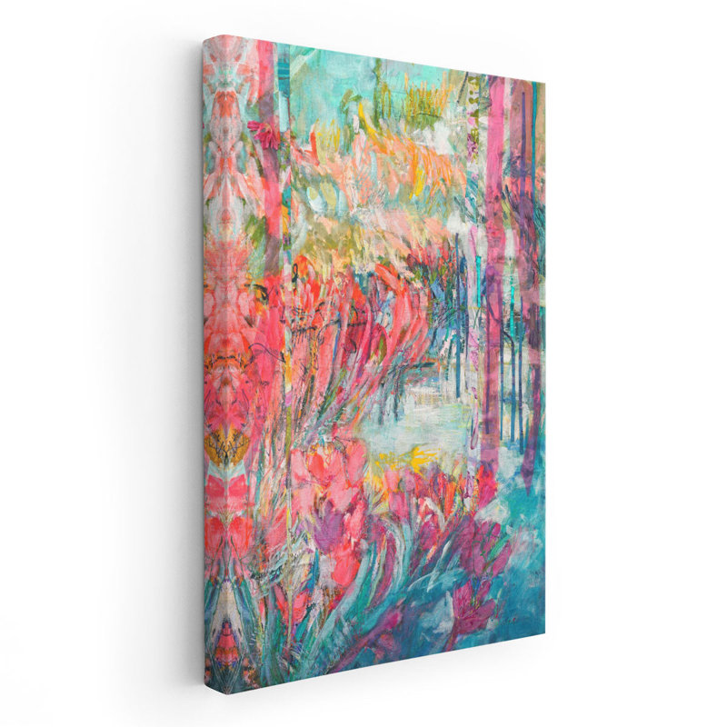 «Goddess in Her Garden III», reproduction d'art sur toile, H 30 po x l 20 po