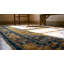 Antique Ningxia Chinese Medallion Yellow 1800s Rug