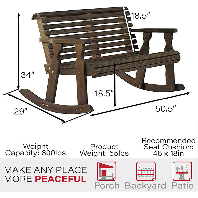 Outdoor Chair, Dark Walnut