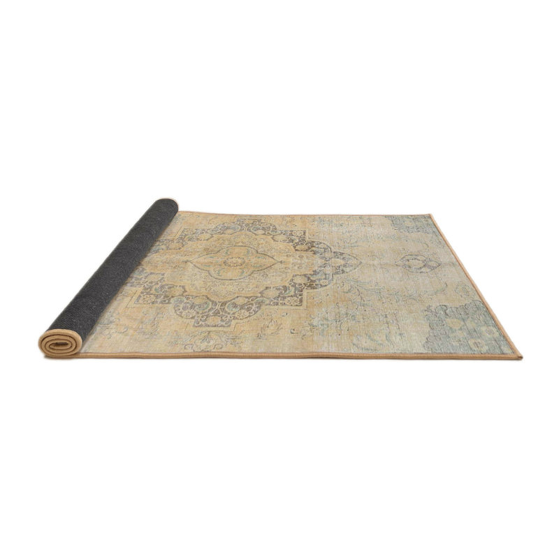 Tapis beige/noir traditionnel Gibsonia, Rond 3 pi