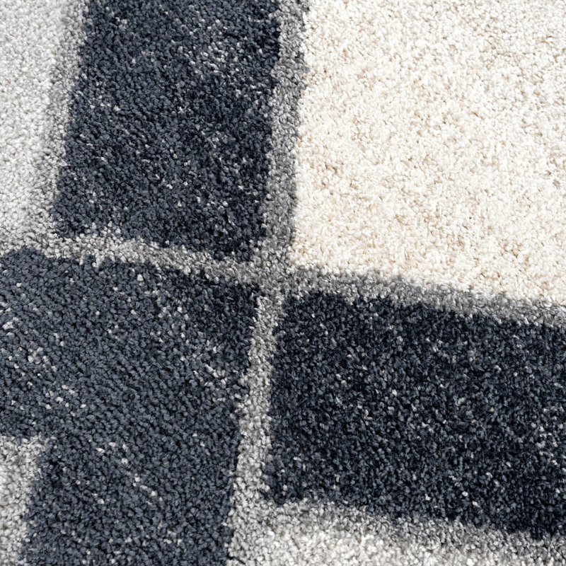 Geometric Indoor Rug, Rectangle 4' x 6'