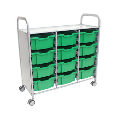 Copernicus 9 Compartment Plastic Teaching Cart & Reviews