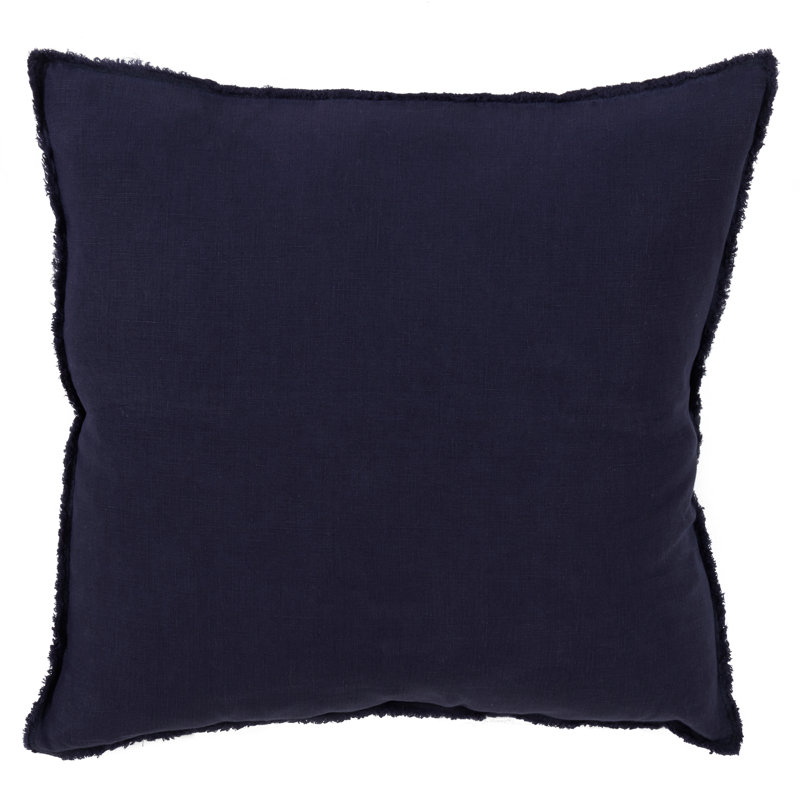 Coussin en lin Filia, Bleu minuit