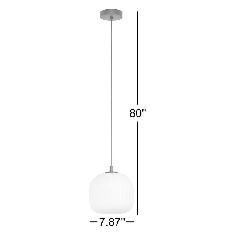 Paka 1 - Light Black Single Pendant