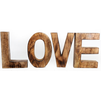 Anissa Text & Numbers Letter Block