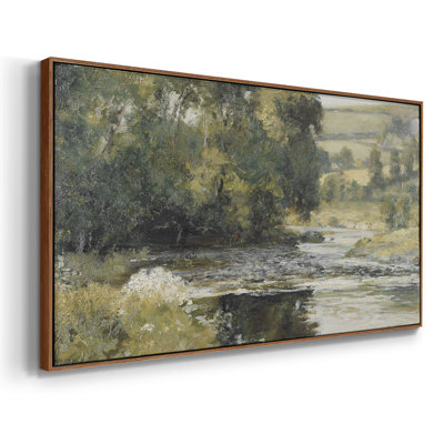 Série paysage - MCxxxix - Toile tendue avec châssis encadré - Prêt à être accroché