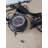 Analog Metal Quartz Movement / Crystal Tabletop Clock in Black