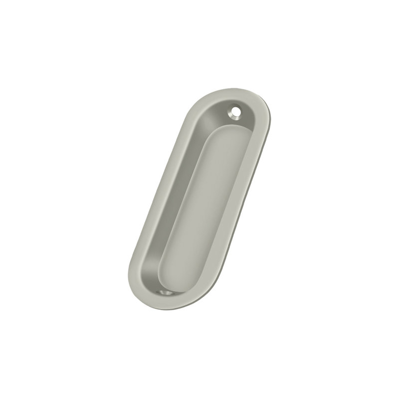 Poignée encastrée Deltana, Nickel brossé