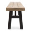 Banc en bois avec de magnifiques lambris et une belle qualité de résistance aux intempéries