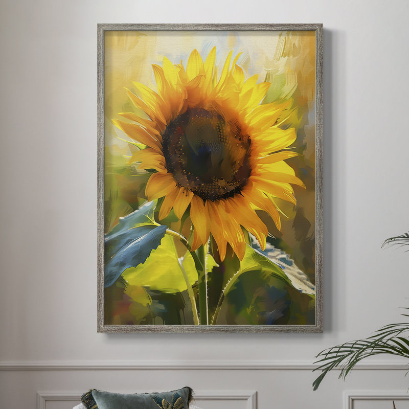 «FLORAL Series», impression encadrée en bois massif, H 15 po x l 12 po