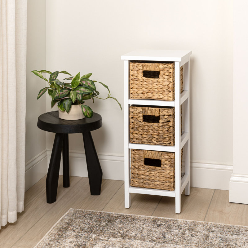 Armoire de rangement Coen, Blanc, 3