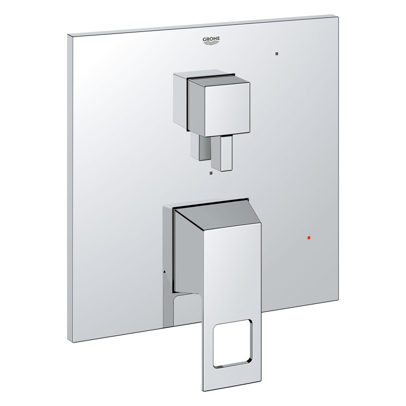 Eurocube Pressure Balanced Shower Faucet, Starlight Chrome