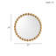 Beaded Round Wall Mirror 27"D-125136613