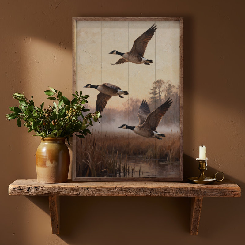 Geese, 8" H x 5" W