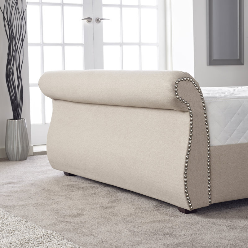 Rafferty Upholstered Bed, Double (4'6)