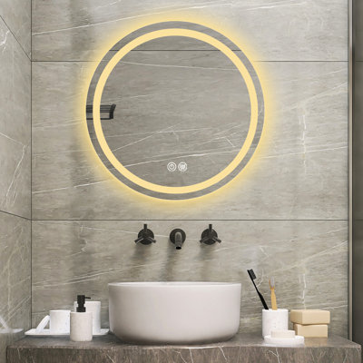Miroir mural de salle de bain Transparent