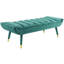 Banc d'appoint argenté en velours touffeté Byron-1660930539